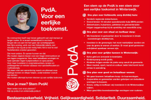 Een stem op de PvdA is een stem voor een eerlijke toekomst in Winterswijk